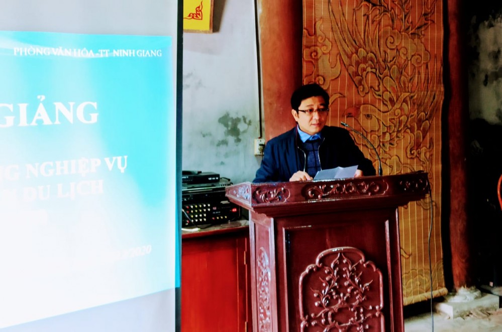 Tổ chức lớp Bồi dưỡng Nghiệp vụ Hướng dẫn du lịch tại huyện Ninh Giang