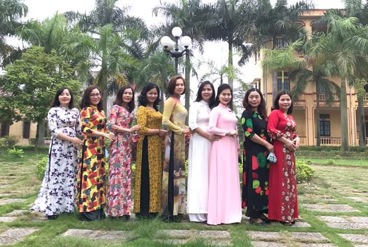 Trường TC VHNT&DL HD hưởng ứng "Tuần lễ áo dài" năm 2021