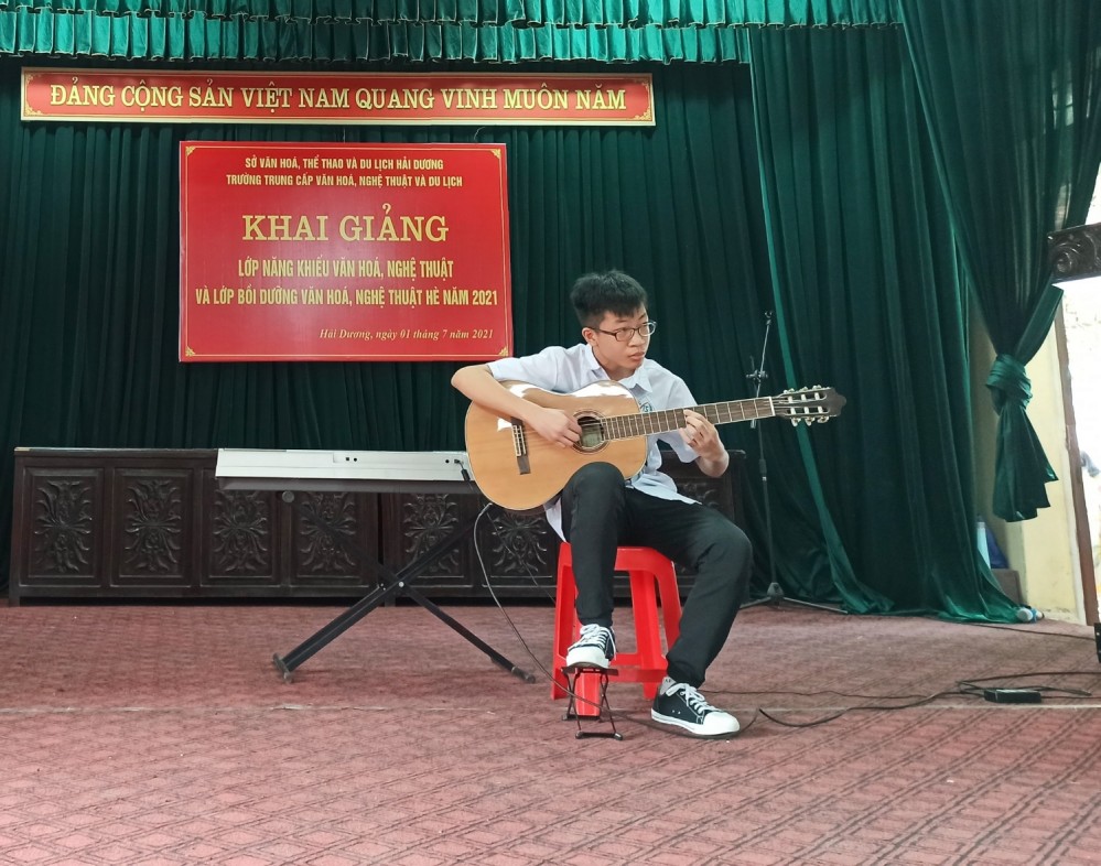 Khai giảng lớp Bồi dưỡng Năng khiếu Văn hóa Nghệ thuật hè năm 2021