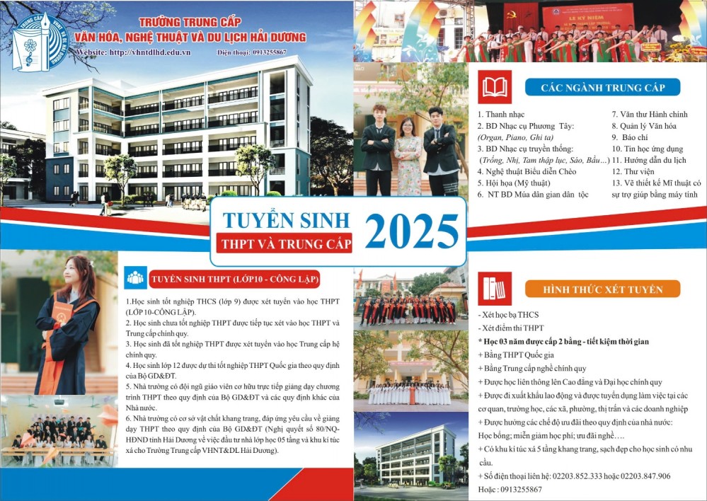 TUYỂN SINH THPT + TRUNG CẤP NĂM 2025